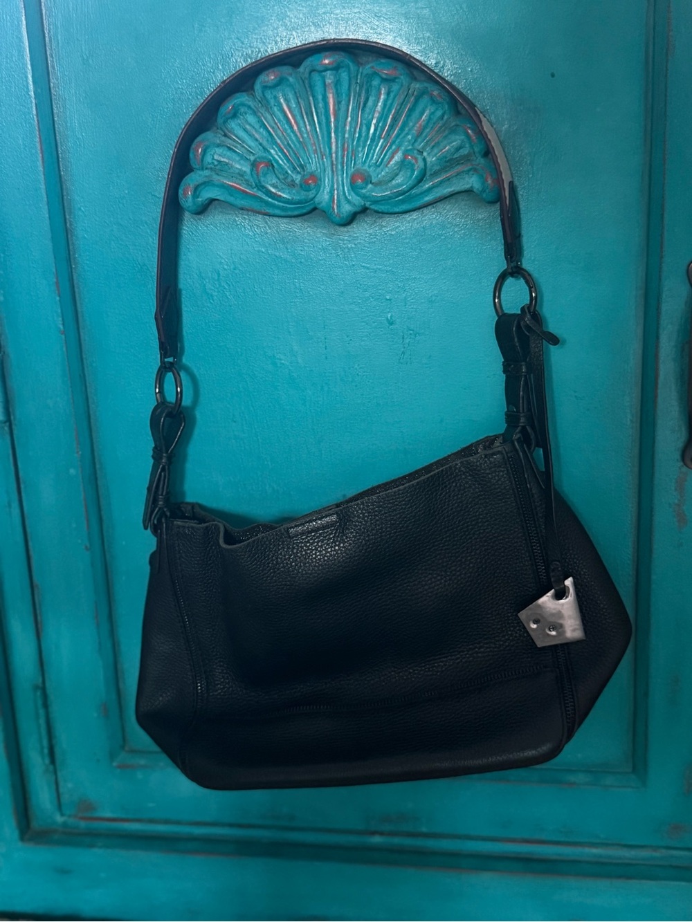 BOTKIER Boho Bucket purse with chevron strap
